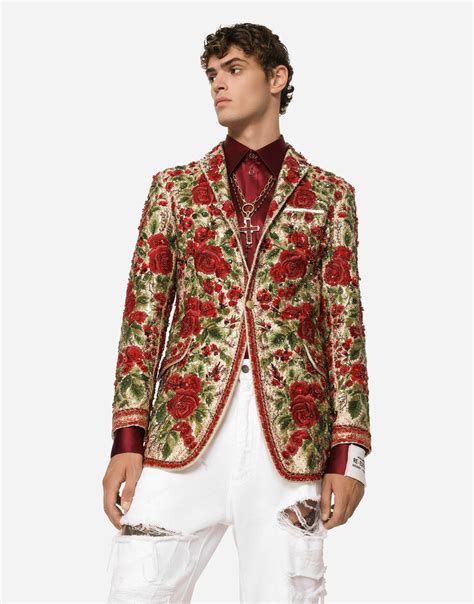 taormina mukticolor2 dolce gabbana|Men's Taormina in wool and silk jacket .